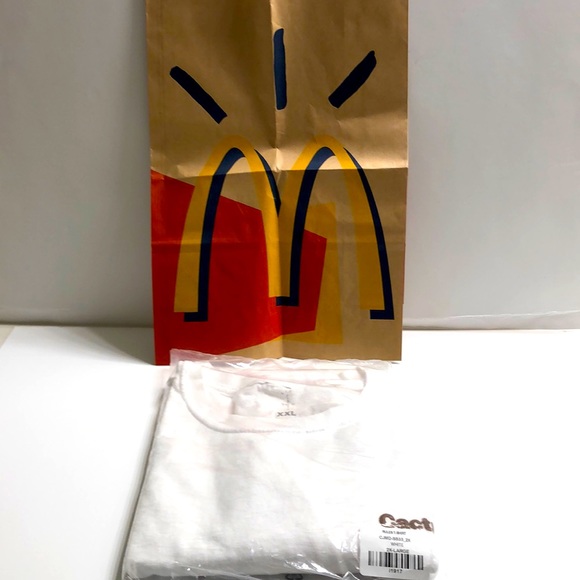 Cactus Jack Travis Scott X McDonalds Rules Tee 2XL - Picture 2 of 7
